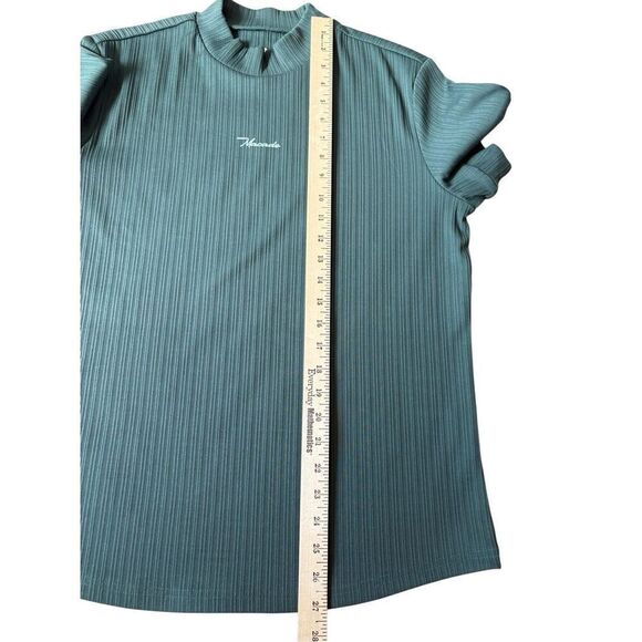 Makade Golf T-shirt size XL Green Mock Neck - Picture 5 of 10